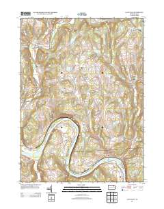 Laceyville 2013 topographic map thumbnail
