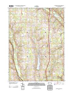 Jackson Center 2013 topographic map thumbnail