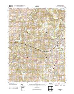 Latrobe 2013 topographic map thumbnail