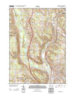 Meadville 2013 topographic map thumbnail