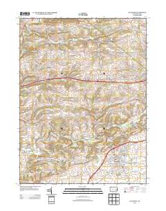 Kutztown 2013 topographic map thumbnail