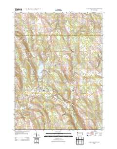 Lake Canadohta 2013 topographic map thumbnail