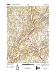 Lenoxville 2013 topographic map thumbnail