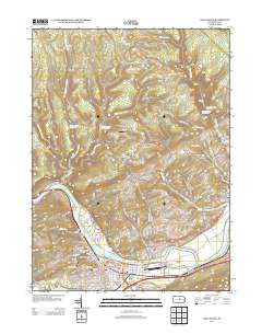 Lock Haven 2013 topographic map thumbnail