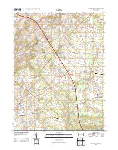 Milford Square 2013 topographic map thumbnail