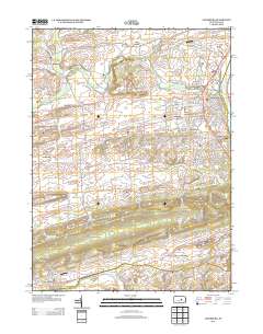 Lewisburg 2013 topographic map thumbnail