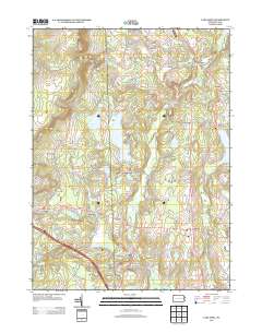 Lake Ariel 2013 topographic map thumbnail