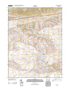 Lititz 2013 topographic map thumbnail
