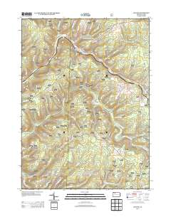 Ludlow 2013 topographic map thumbnail