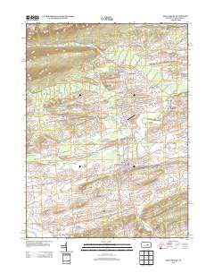 Mifflinburg 2013 topographic map thumbnail