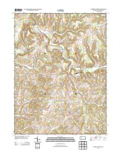 Marion Center 2013 topographic map thumbnail