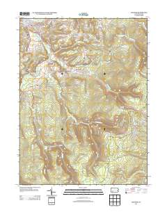 Ligonier 2013 topographic map thumbnail
