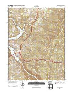 Lake Lynn 2013 topographic map thumbnail