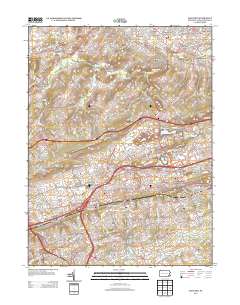Malvern 2013 topographic map thumbnail