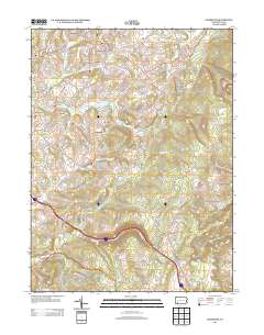 Mammoth 2013 topographic map thumbnail