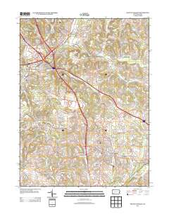 Mount Pleasant 2013 topographic map thumbnail