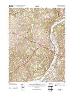 Kittanning 2013 topographic map thumbnail