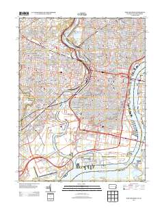 Philadelphia 2013 topographic map thumbnail