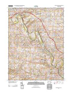 Phoenixville 2013 topographic map thumbnail