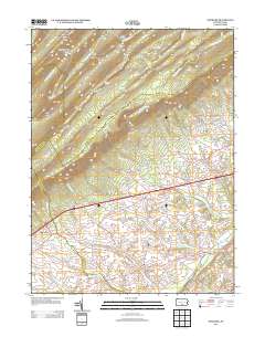 Newburg 2013 topographic map thumbnail