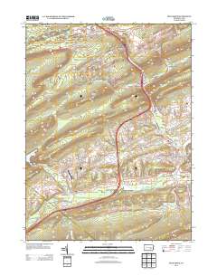 Pine Grove 2013 topographic map thumbnail