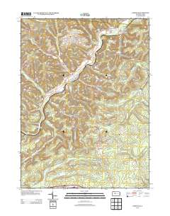 Penfield 2013 topographic map thumbnail