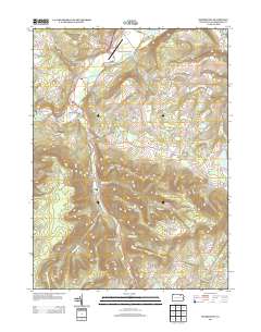 Monroeton 2013 topographic map thumbnail