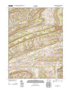 Orwigsburg 2013 topographic map thumbnail