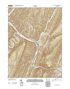 Mount Union 2013 topographic map thumbnail