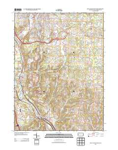 New Castle South 2013 topographic map thumbnail