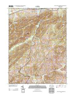 Mount Holly Springs 2013 topographic map thumbnail