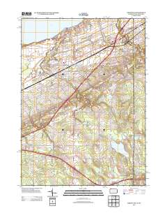 North East 2013 topographic map thumbnail