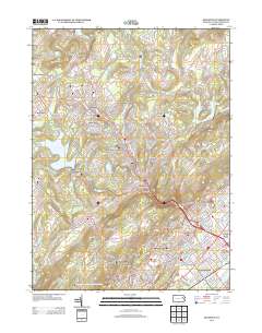 Kingston 2013 topographic map thumbnail