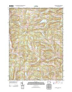 Laurel Lake 2013 topographic map thumbnail