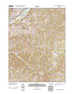 New Kensington East 2013 topographic map thumbnail