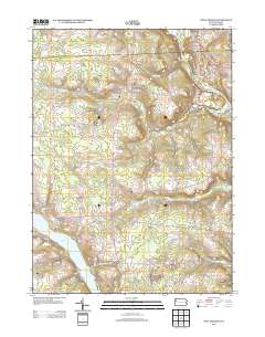 New Lebanon 2013 topographic map thumbnail