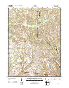 Mount Chestnut 2013 topographic map thumbnail