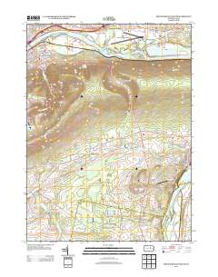 Montoursville South 2013 topographic map thumbnail