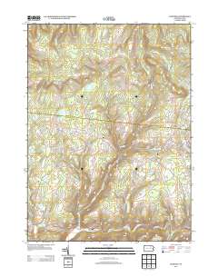 Overton 2013 topographic map thumbnail
