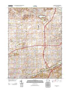 Nazareth 2013 topographic map thumbnail