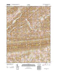 Shermans Dale 2013 topographic map thumbnail
