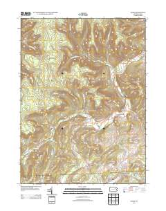 Noxen 2013 topographic map thumbnail