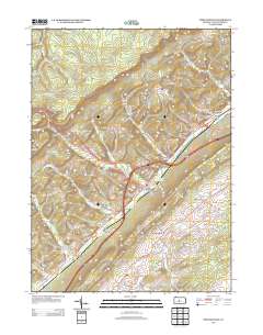 Port Matilda 2013 topographic map thumbnail