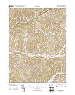 Rural Valley 2013 topographic map thumbnail