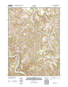 Rimersburg 2013 topographic map thumbnail
