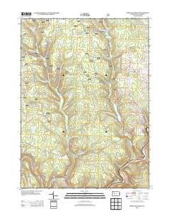 Portland Mills 2013 topographic map thumbnail