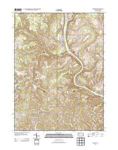 Parker 2013 topographic map thumbnail
