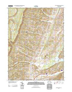 Schellsburg 2013 topographic map thumbnail