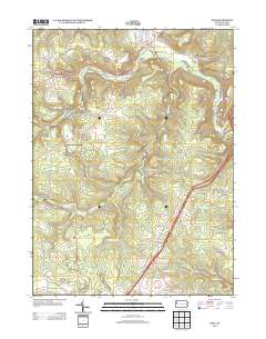 Polk 2013 topographic map thumbnail