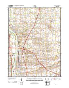 Milton 2013 topographic map thumbnail